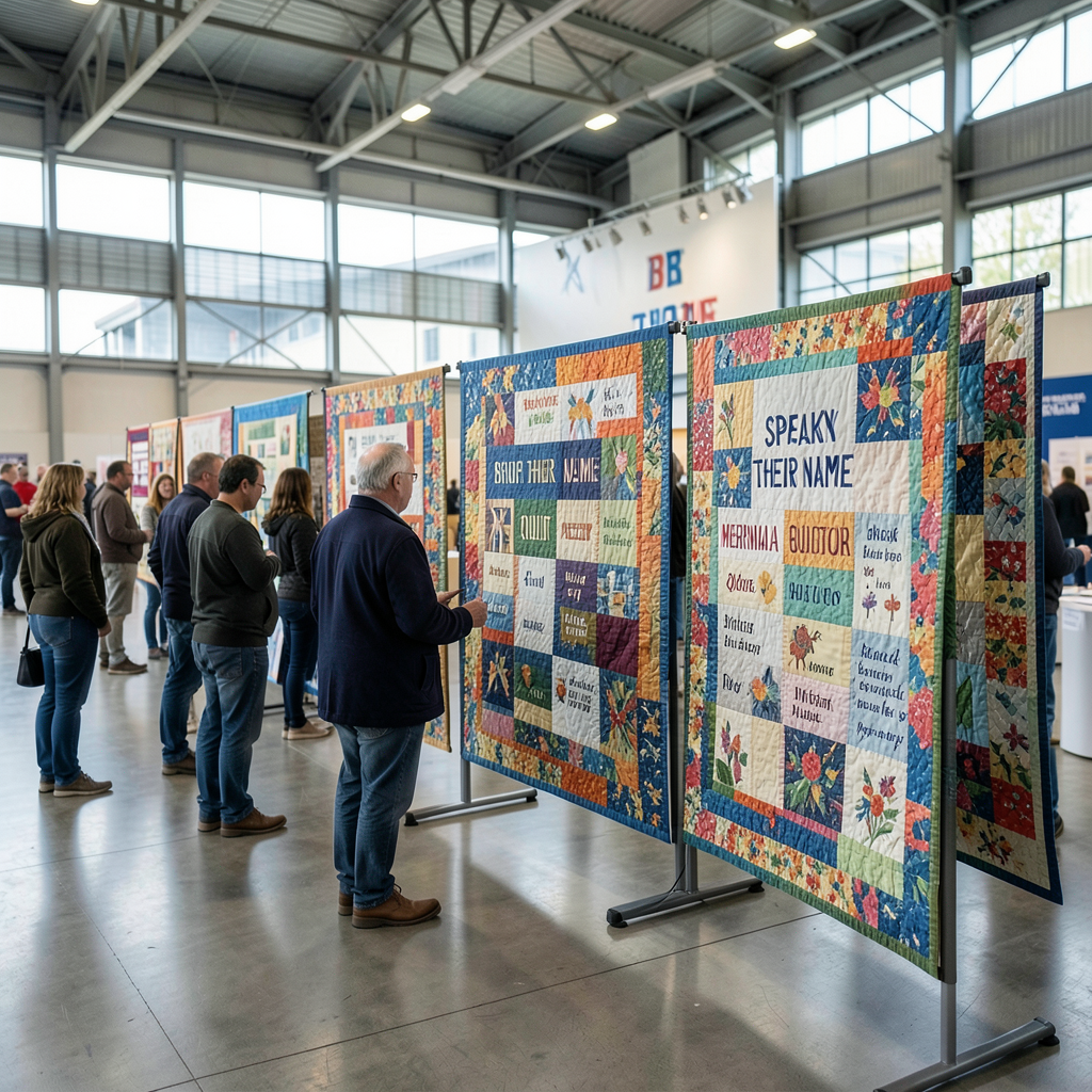 Speak Their Name Memorial Quilt Tour at Brighton Racecourse September 5-6